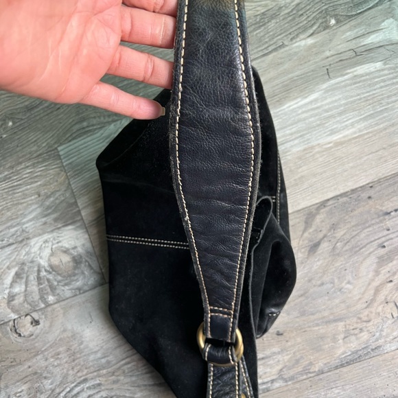 Black Suede Purse - Picture 10 of 11